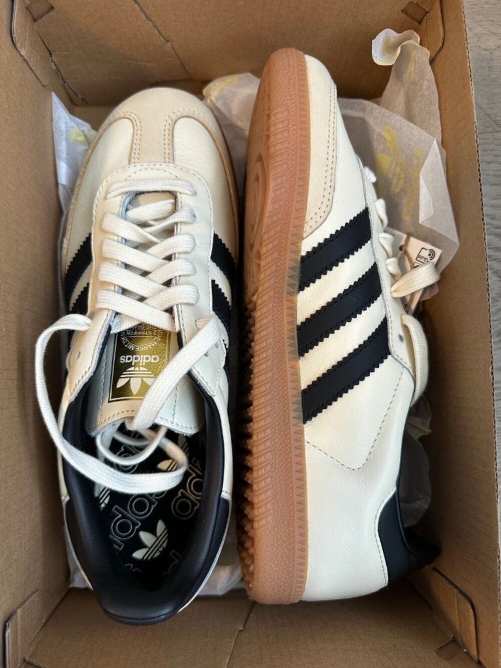 Adidas Samba OG W Cream White/Black, Women's 6, Brand New with Tags